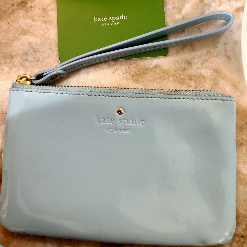 Kate Spade ♠️ light Blue Wristlet